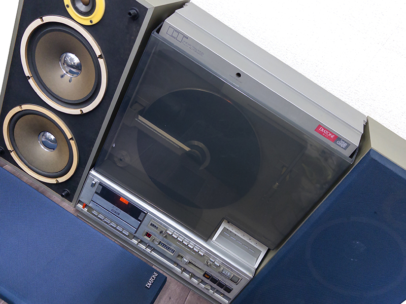 ジャンク DIATONE ダイヤトーン Wラジカセ レコードプレーヤー Z-30
