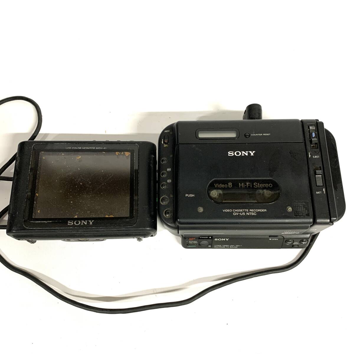 SONY GV-SX50 (8ミリビデオウォークマン) CCD-MC1(まめカム) 中古 新品