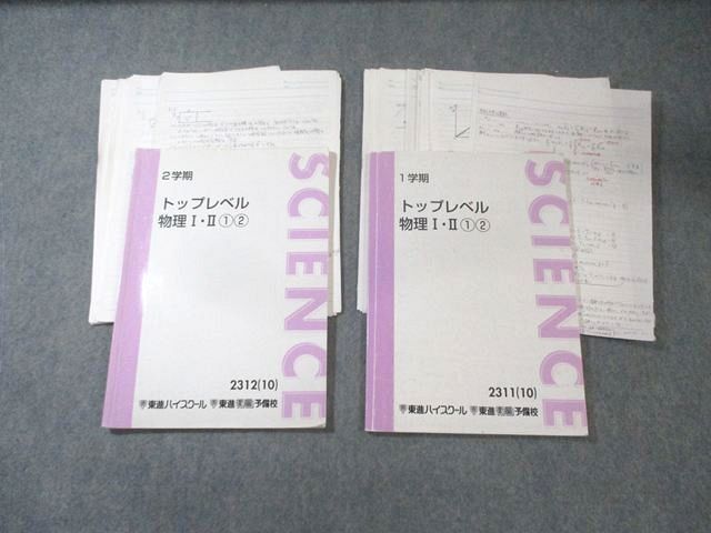 ハイパー物理 自習用テキスト 2冊セット ON90-022 河合塾 ハイパー東大物理/ハイパー物理 自習用テキスト 2019