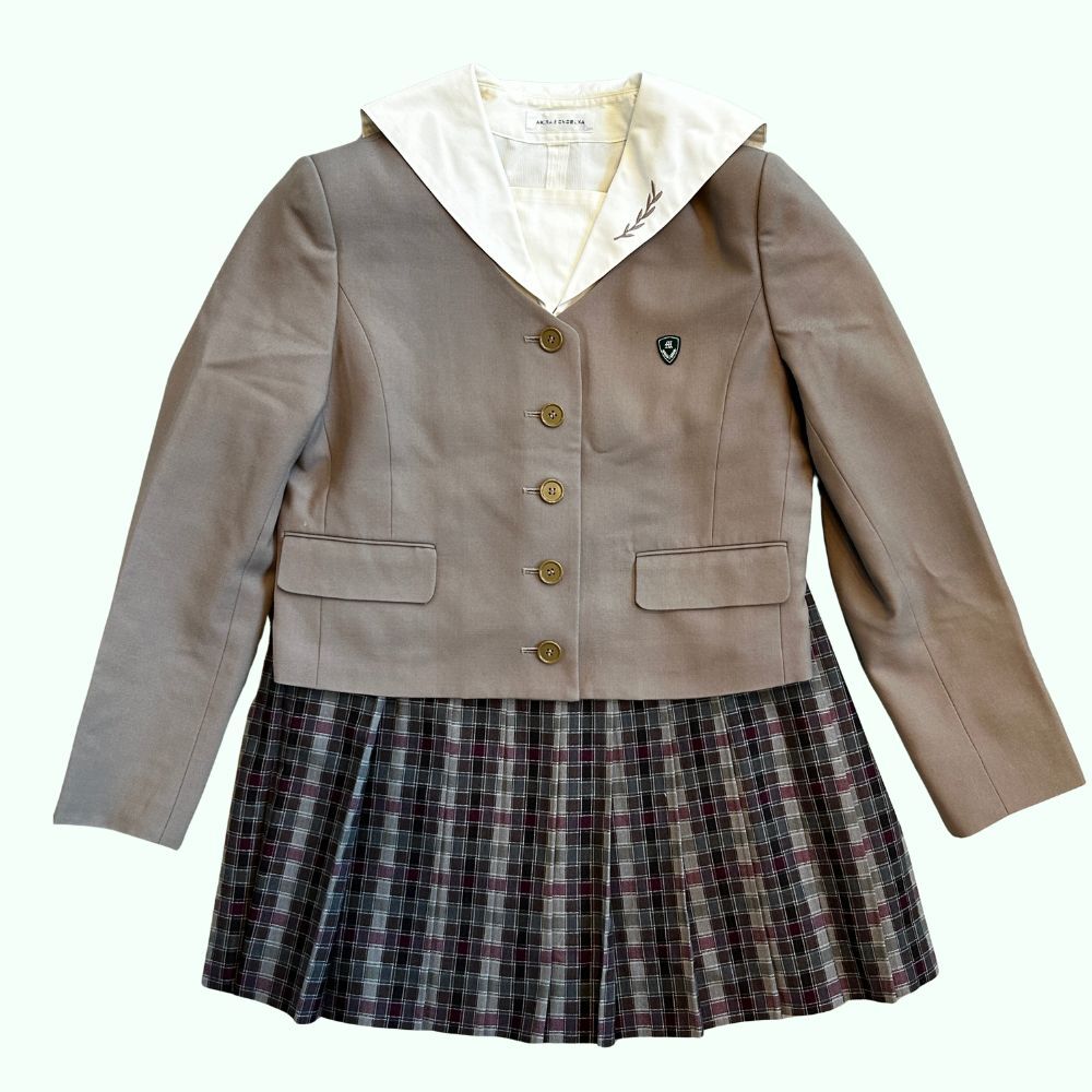 コスプレ　私立女子制服　夏服冬服6点セット 新品】7-217☆コスプレ衣装（ブレザー制服夏冬セット・熊取北JHS）の