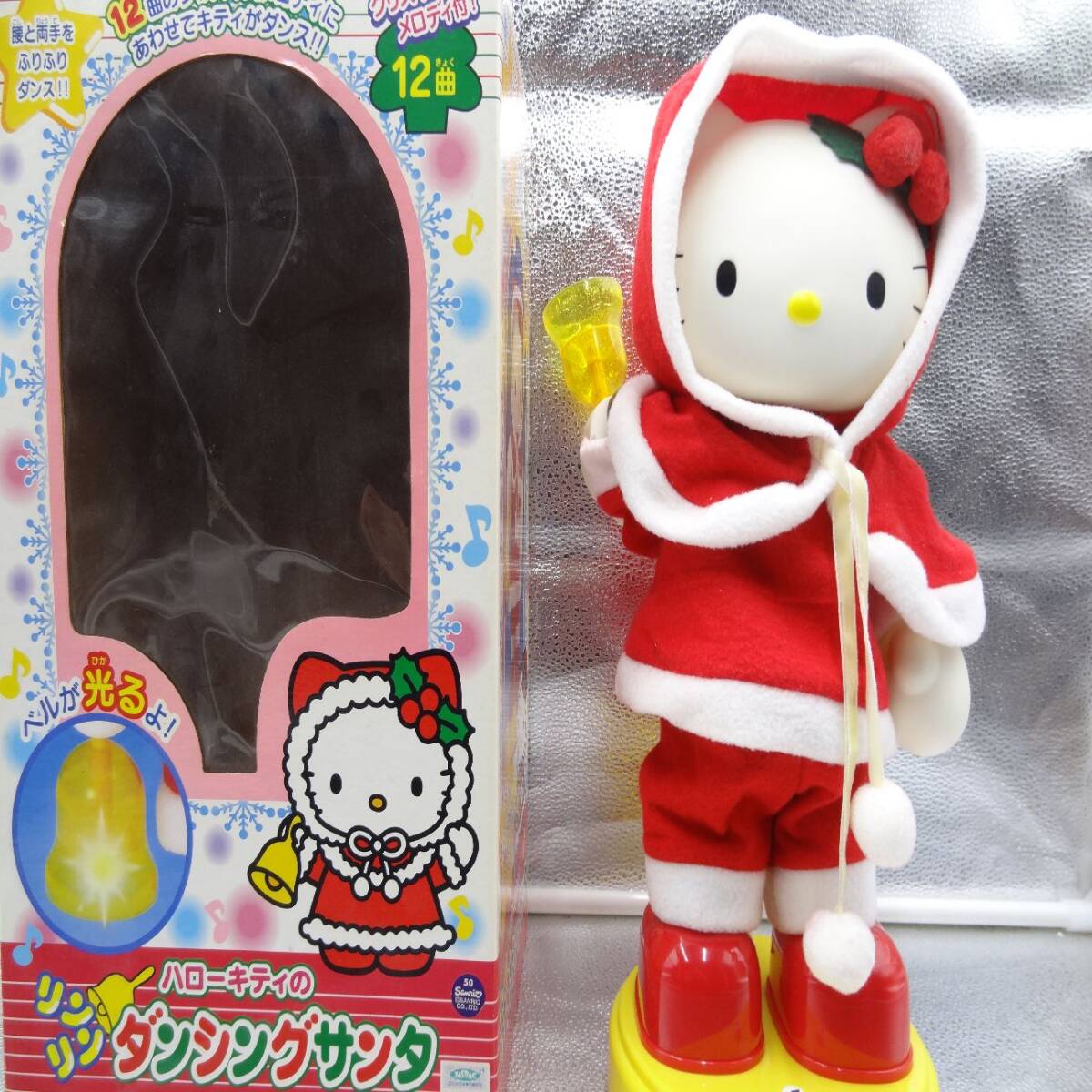 未使用】ダンシングサンタ サンタクロース ミセスサンタ 人形