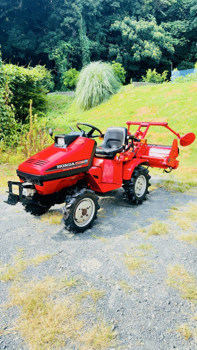 ホンダ トラクター 4WD & 4WS マイティ11 前方PTO付き 動作良好の落札