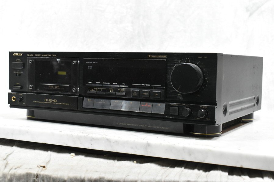 ビクター　カセットデッキ MODEL TDーR321 ☆Victor ステレオカセットデッキ TD-V631用 取扱説明書の落札情報詳細