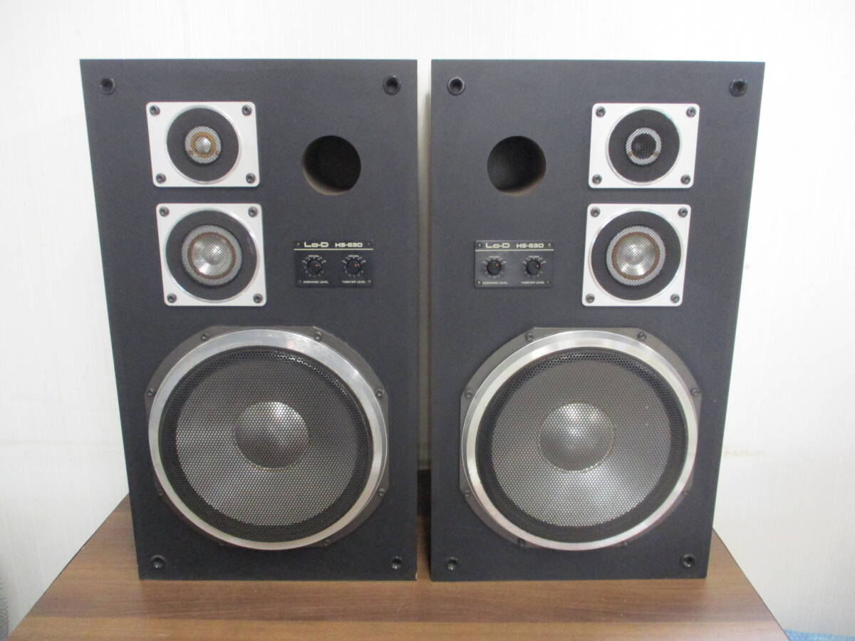○Lo-D HS-570 スピーカーペア 3way 日立 ローディー オーディオ機器