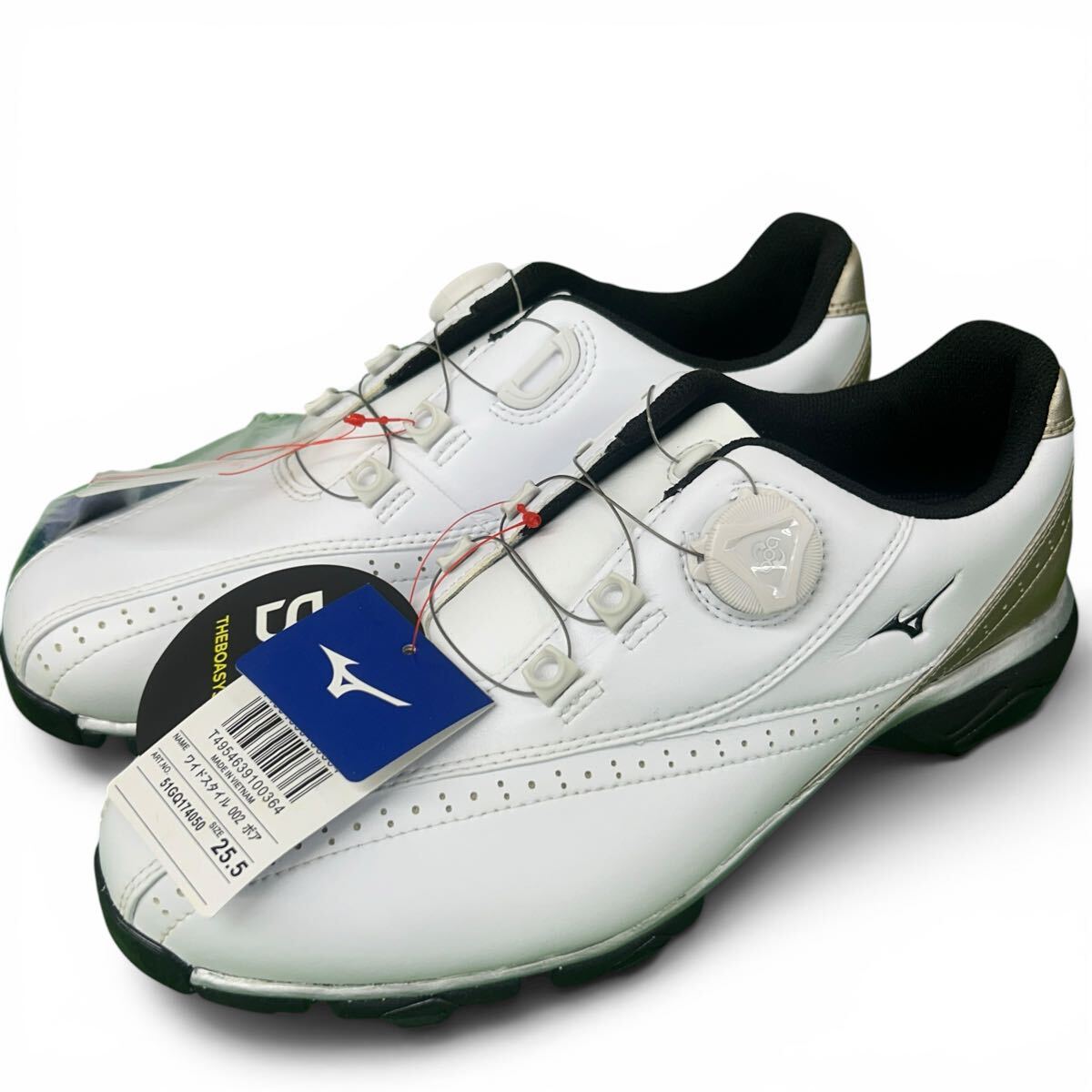 USED品 MIZUNO/ミズノ LIGHT STYLE LS004/LS-004 ゴルフシューズ 23.0