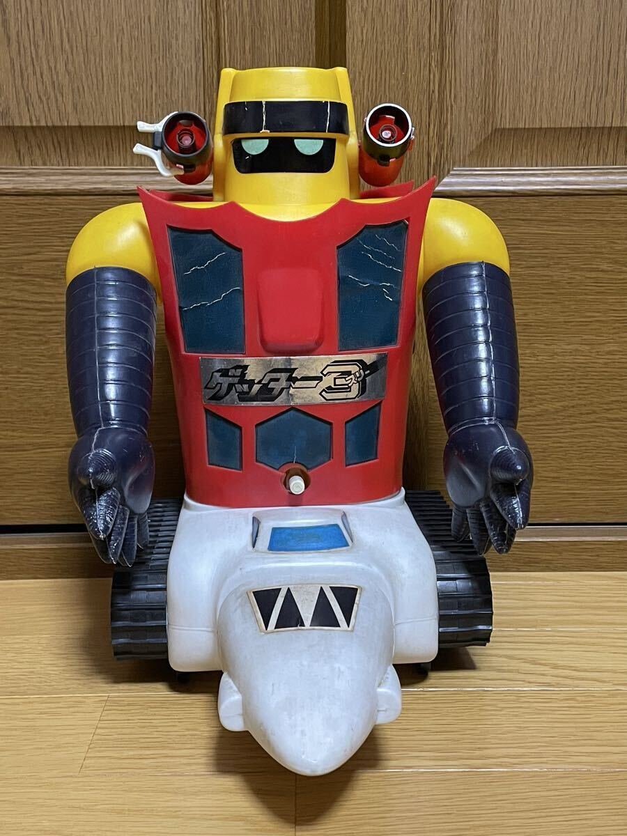 破損 ポピー ジャンボマシンダー ゲッターロボ ゲッター3 /当時物 昭和