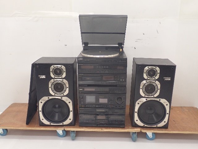 □J/865☆パイオニア Pioneer☆CD/カセット システムコンポセット☆SP