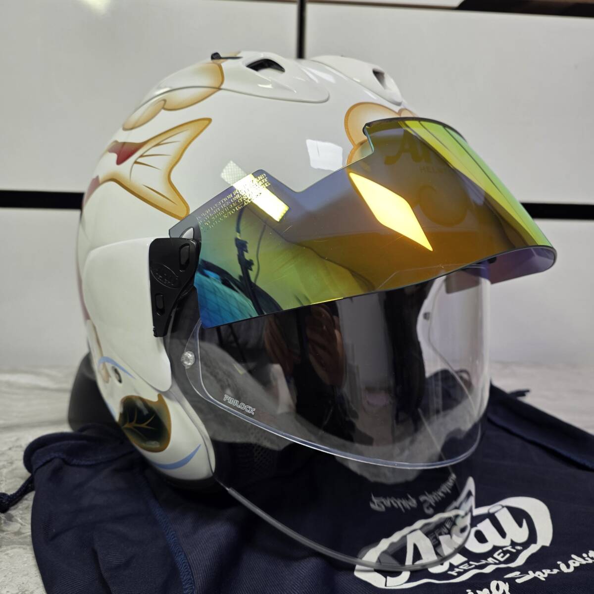 目立った傷や汚れなし】アライ(ARAI) MX / オフロード ヘルメット用