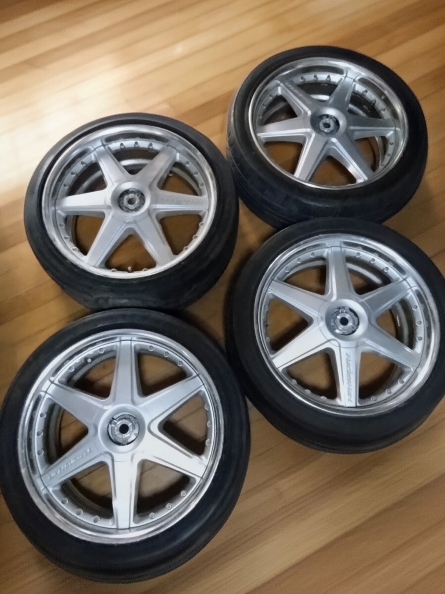 RacingHart レーシングハート 17インチ 4本セット 中古】RACING HART 17インチアルミ レーシングハート TYPE-C 4本 倉庫
