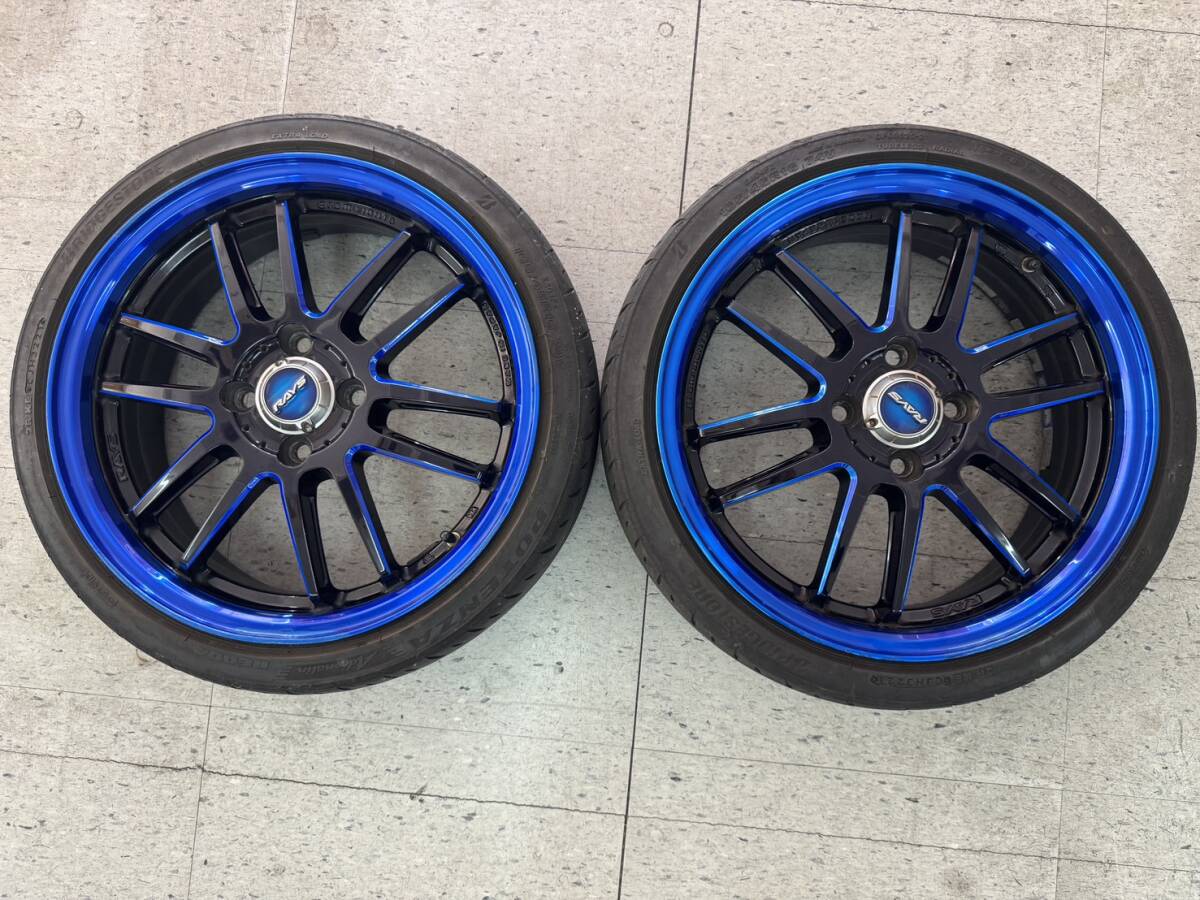 RAYS 57ultimate PCD100 5穴 バリ溝 215/45R17 傷や汚れあり】RAYS ( レイズ ) GRAM LIGHTS ( グラムライツ ) 57