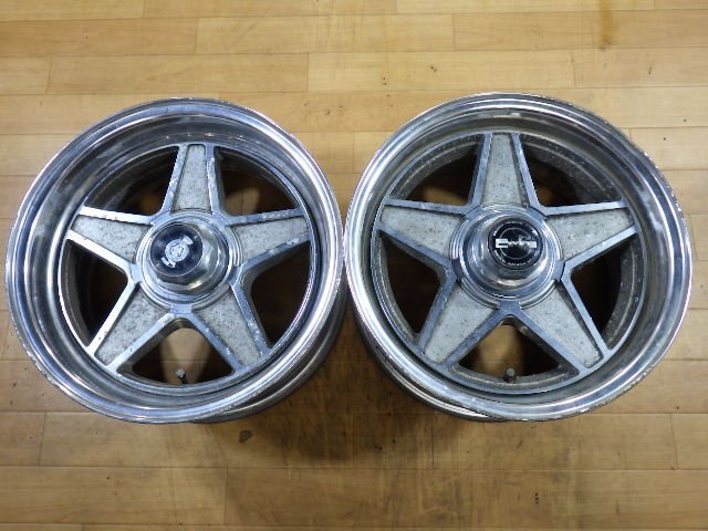 897】☆中古ジャンク品☆深リム☆WORK Ewing Ⅱ ワーク 15インチ 15