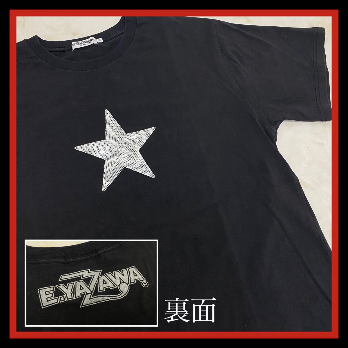 未使用に近い】矢沢永吉HIBIYA 赤Tシャツ半袖 星 Lの落札情報詳細