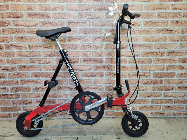 中古】極上美品 HANDY BIKE 8 ハンディバイク レッドカラー 8インチ