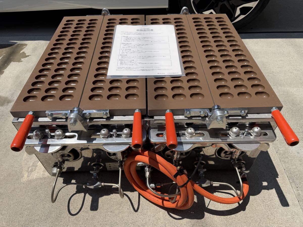 B2499◇大和田製作所 2011年◇電気ベビーカステラ焼機（21穴×2） OWD