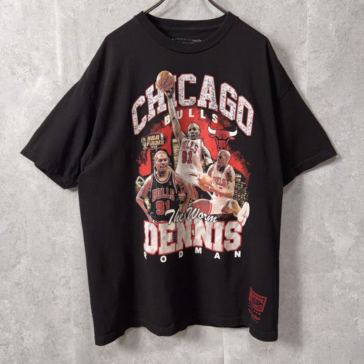 デニス ロッドマン DENNIS RODMAN スウェット 黒 ブラック M NBA