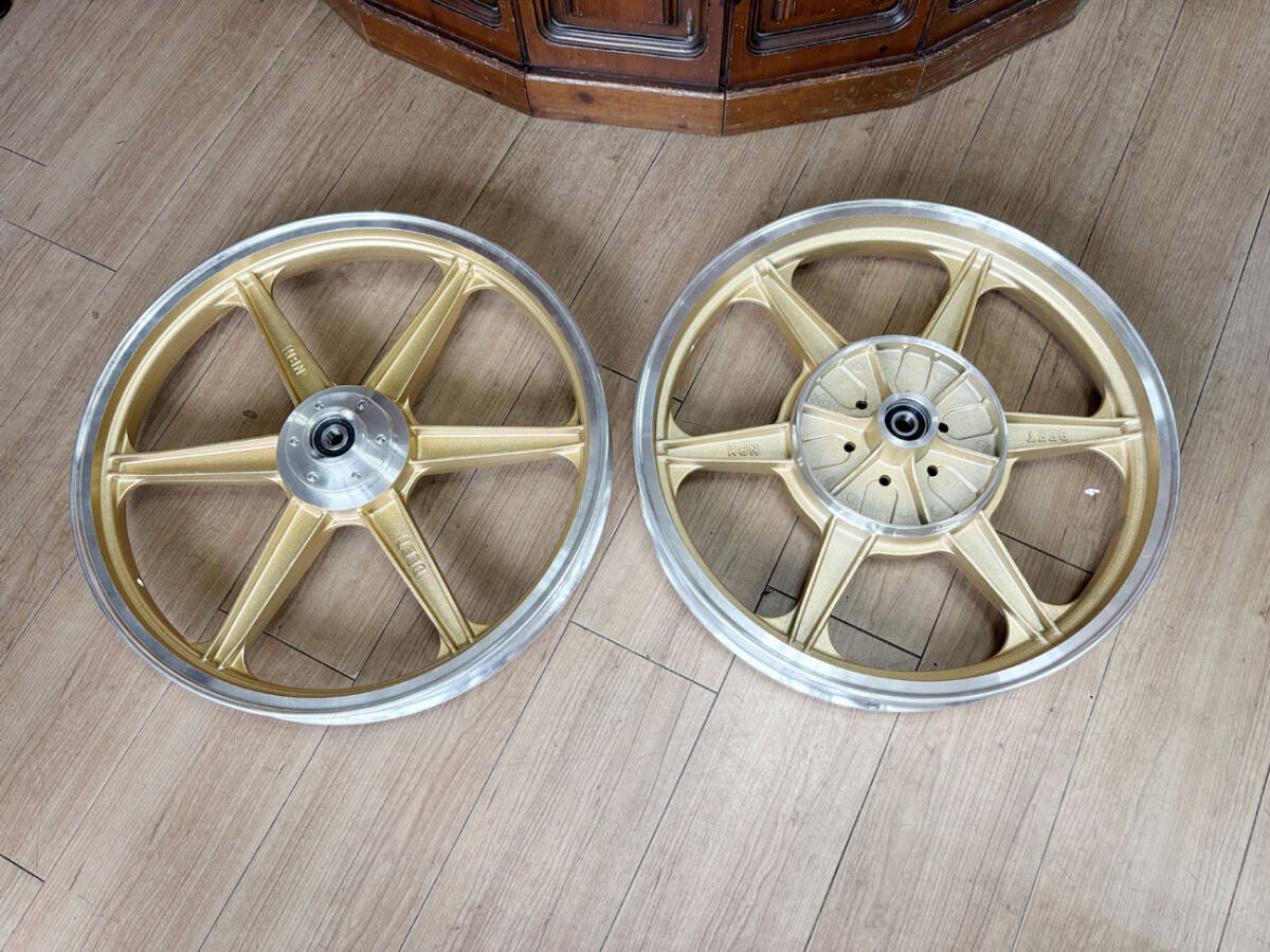 GS400 GSX400E GT380 ザリ Uリム TT900 タイヤ セット スポーク