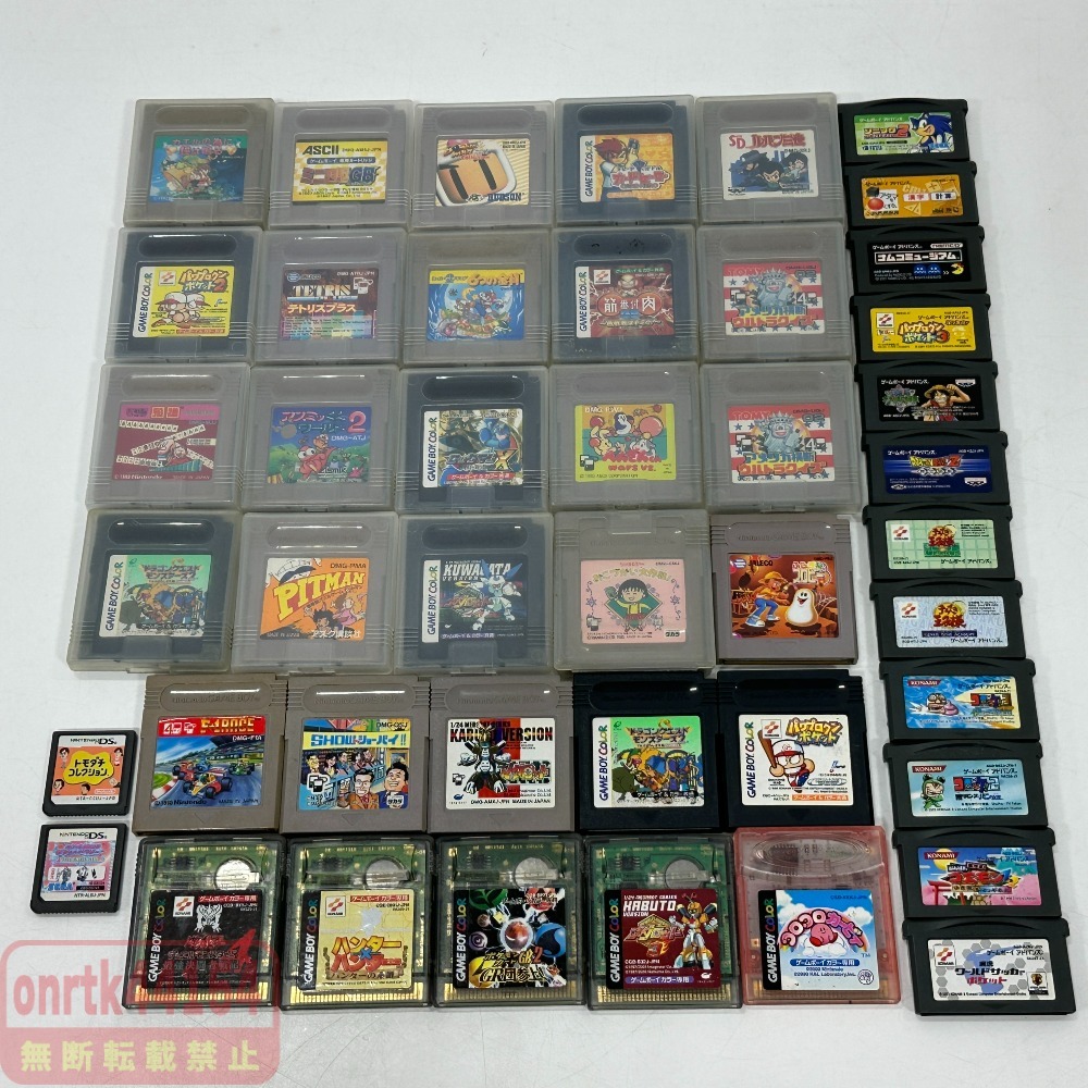 ジャンク GBA ゲームボーイアドバンス ソフト 100本セット まとめて