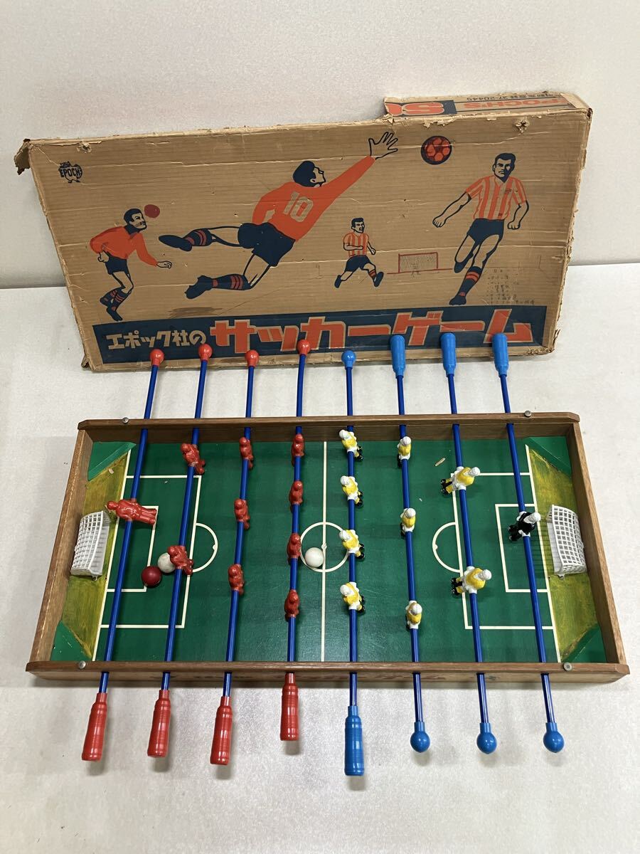 E897◇エポック社 EPOCH サッカーゲーム SOCCER GAME JUNIOR 日本製 元
