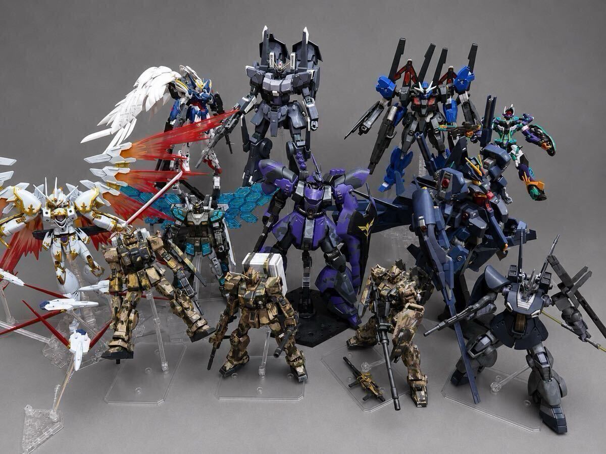 プラモデル完成品】MG 陸戦型ガンダム 改修塗装完成品の落札情報詳細