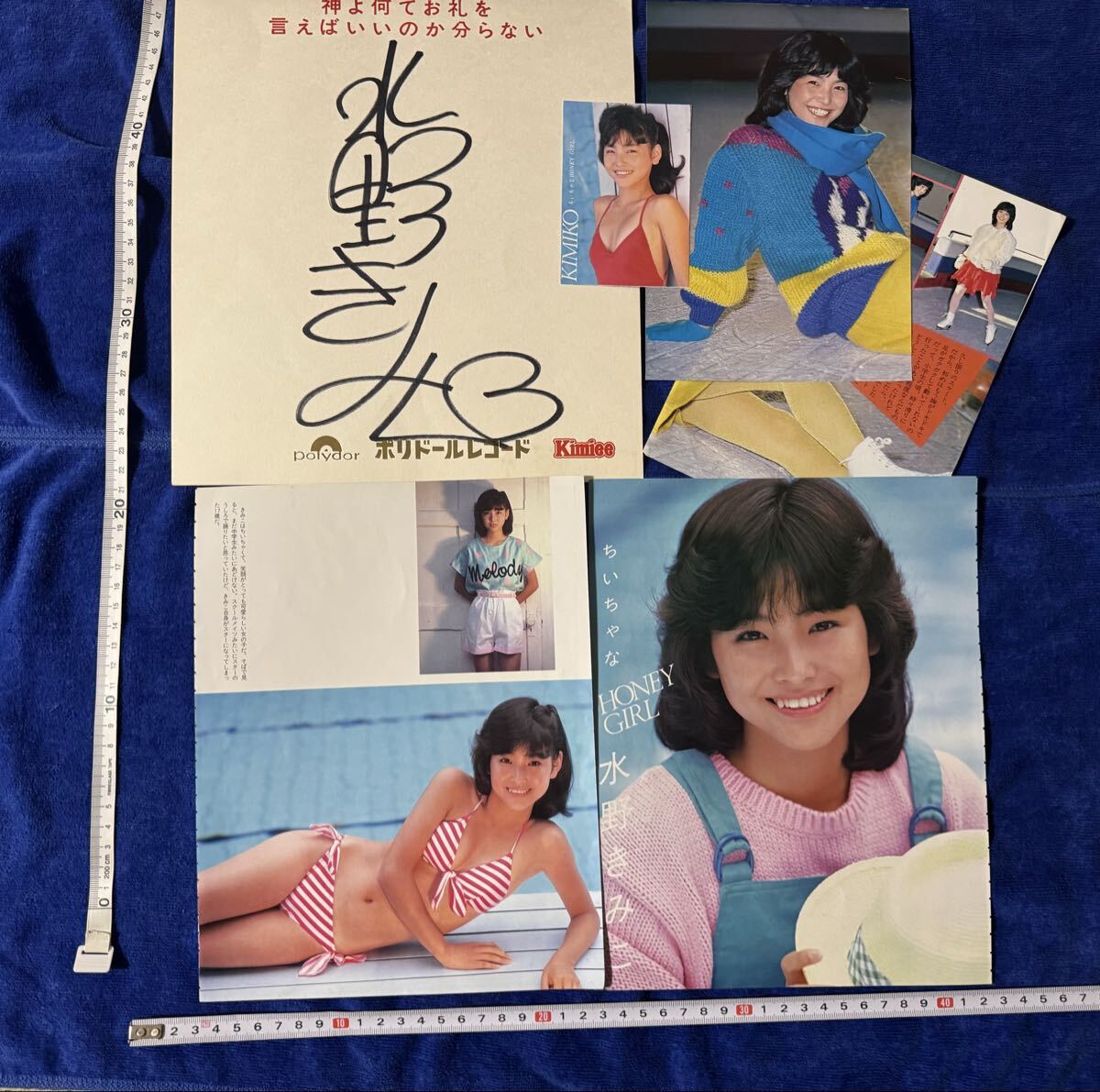 未使用に近い （詳細）】お宝 切り抜き ／『水野きみこ グラビア 6