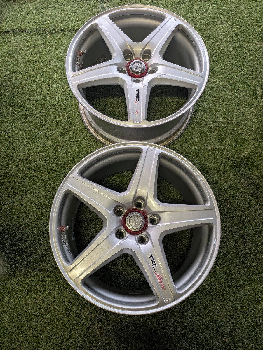 RAYS製 TRD Sport T3 18インチ8.5J +40 5穴 PCD114.3 2本 JZX100
