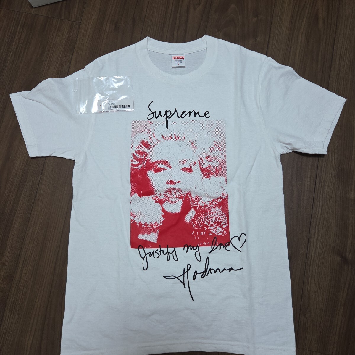 新品】キムタク私物着用 SUPREME MADONNA Tシャツ 黒 Mサイズ 新品未