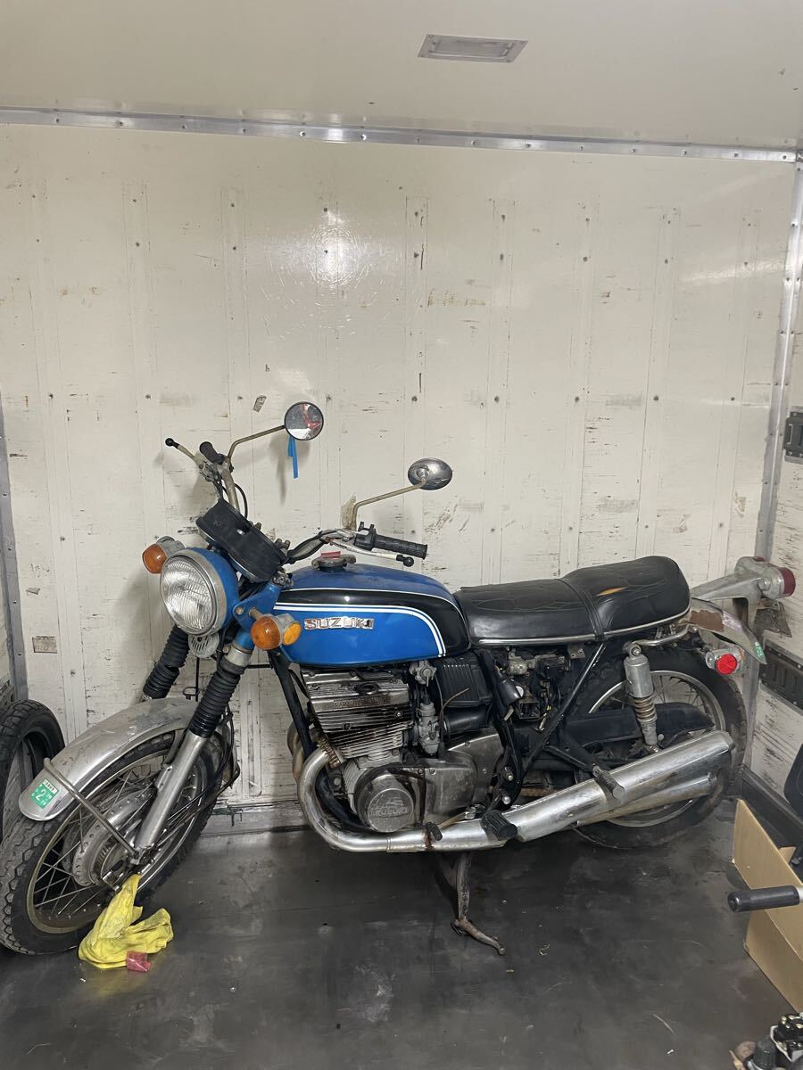 SUZUKI GT380 サンパチ ガソリンタンク 当時物 日照カラーの落札情報