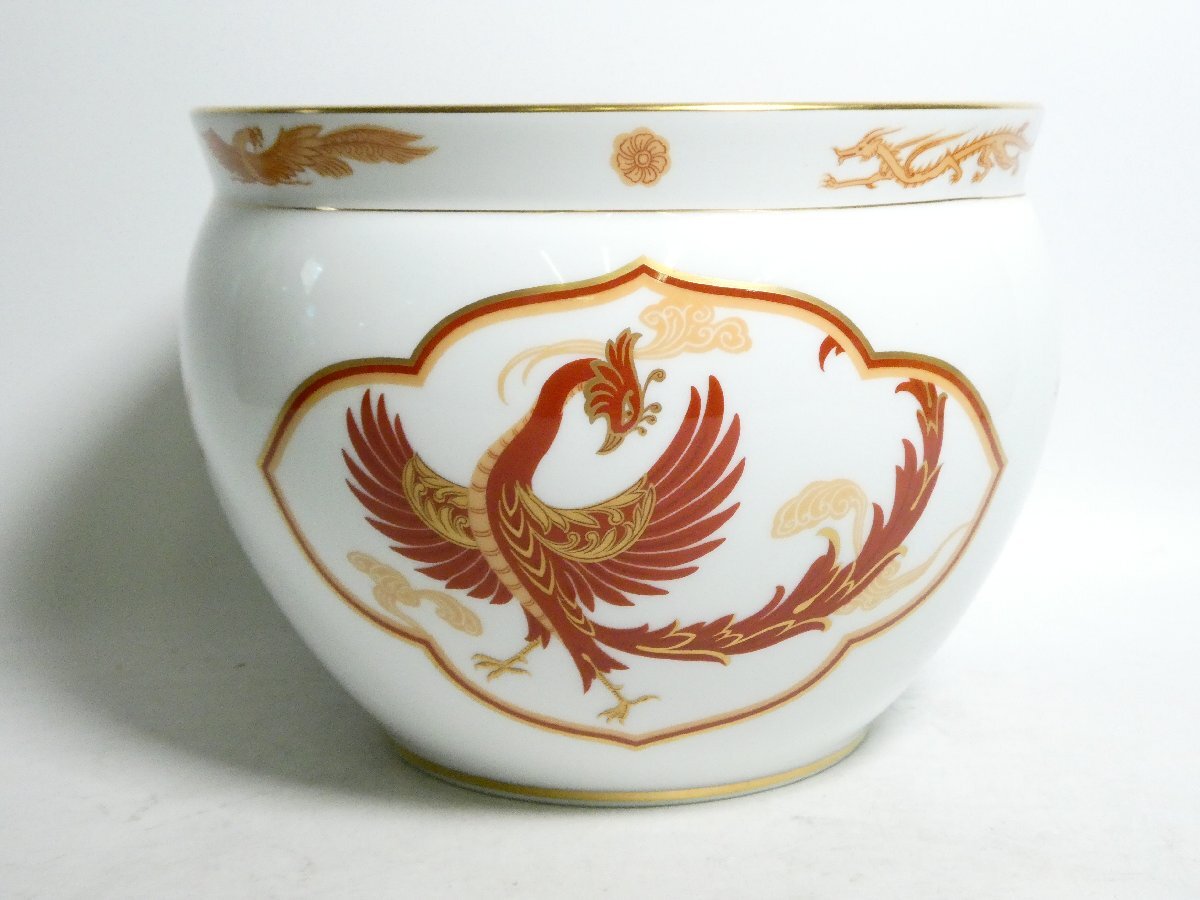 m619] FRANKLIN PORCELAIN 蝶づくし 花瓶 John Wilkinson フランクリン