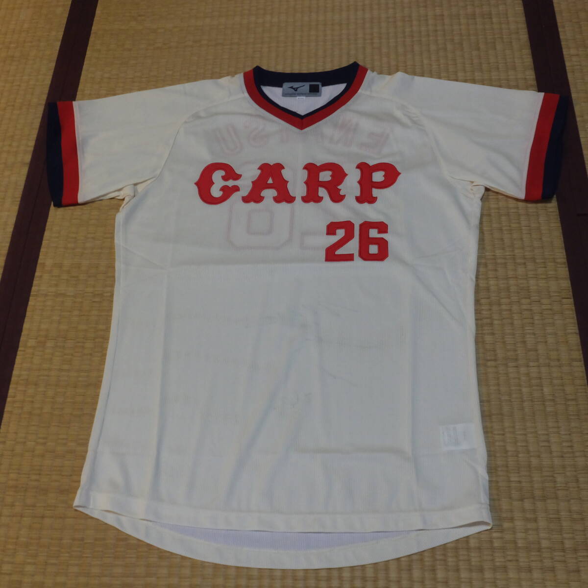 中古】大珍品 広島 カープ 江夏豊 実使用 ユニフォーム 1980 極美品の