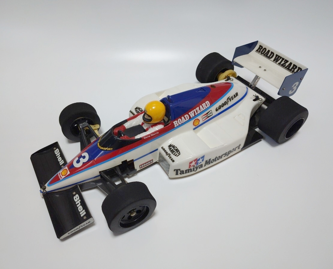 長期保管／中古／ジャンク品］田宮「電動RC F-1 ロードウィザード