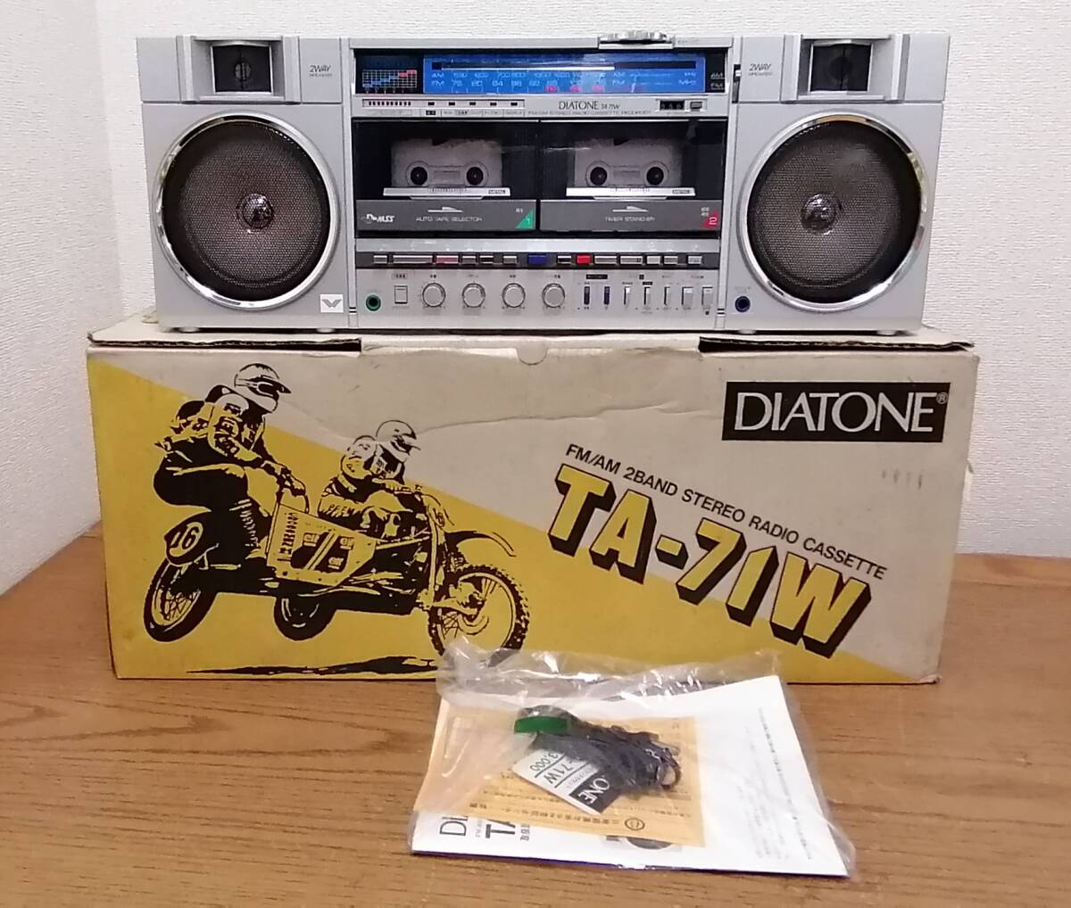 中古】(c690) 旧車/当時物 DIATONE orphes カセットデッキ ジャンク
