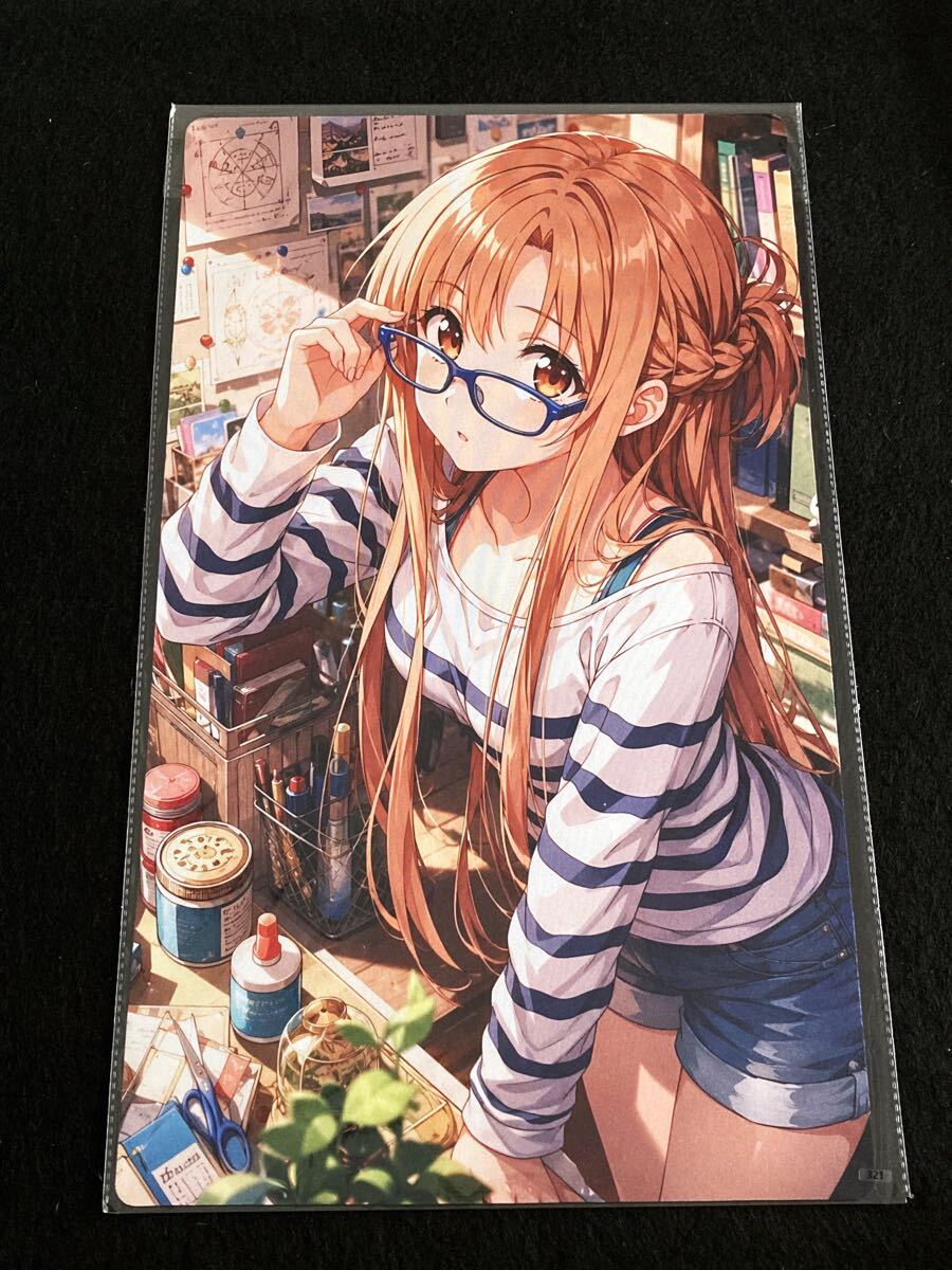 ソードアートオンライン アスナ ユウキ A ぴらるーく プレイマット 新品】SAO ソードアートオンライン プレイマット デスクマット ラバー