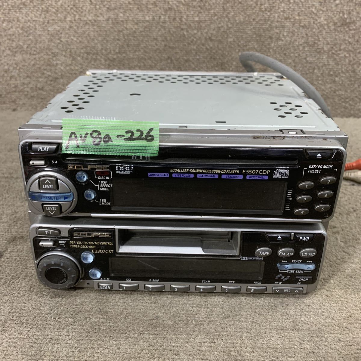 中古】旧車 絶版車 美品 ECLIPSE E5310CMT カーオーディオデッキ 動作