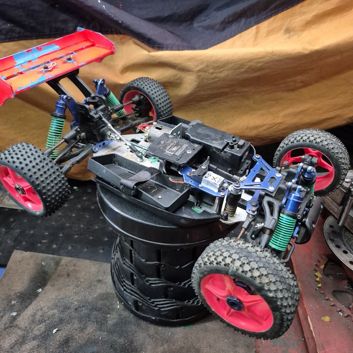 タミヤ DB01 ドゥルガ ボディ付 シャーシセット 4WD オフロード バギー