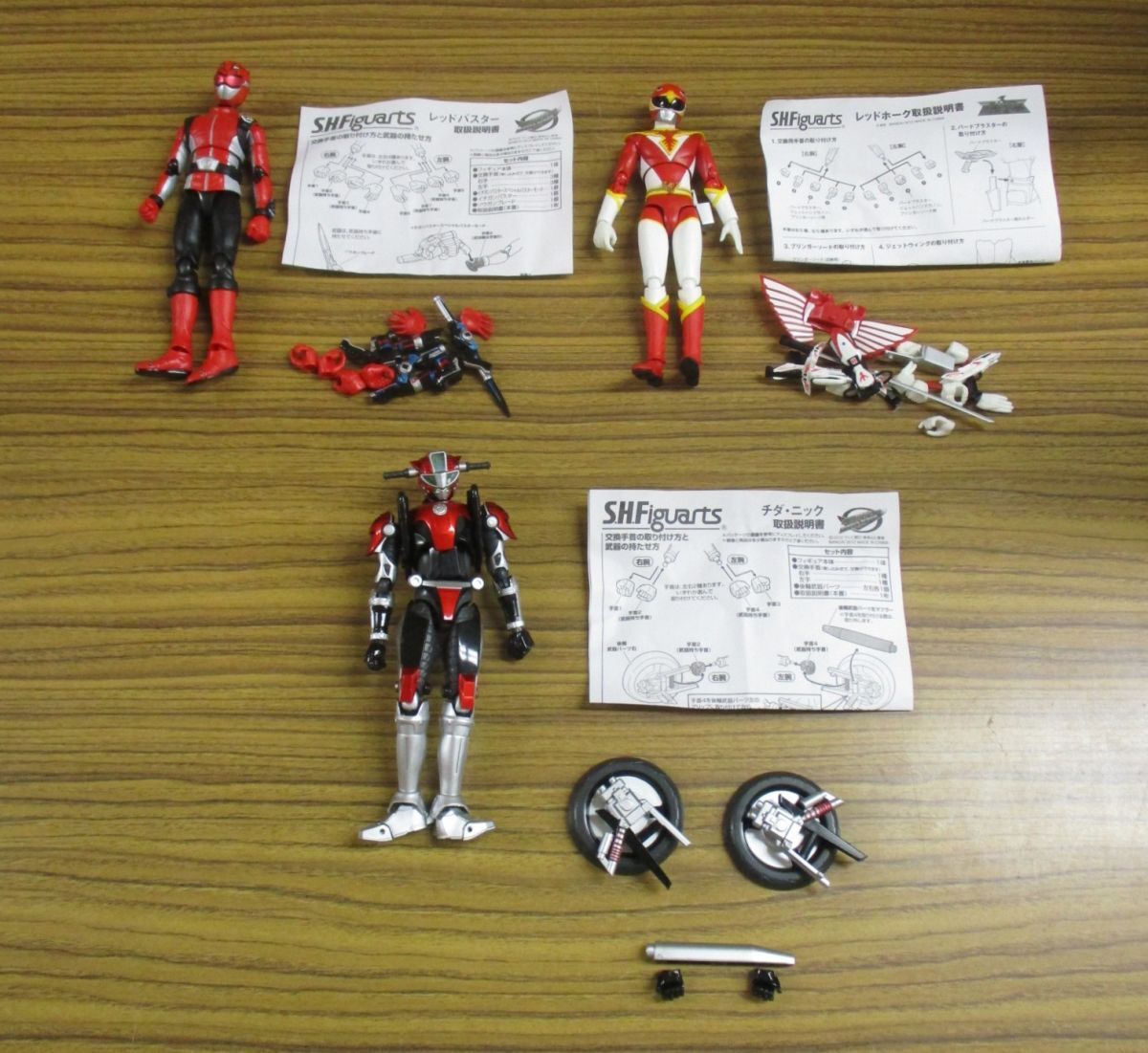 6種セット】キャラエッグ 戦隊 鳥人戦隊 ジェットマン レッド ブラック