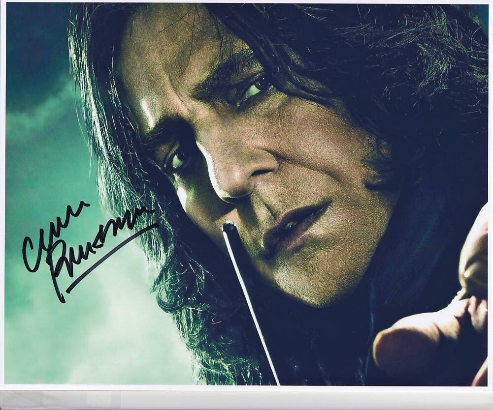 新品】アラン・リックマン 直筆サインフォト/写真 ハリーポッター Alan