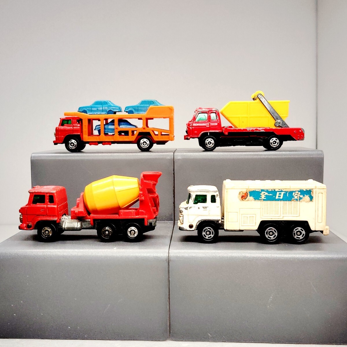 中古】AZ-802 tomicaトミカ ダンディ トレーラー ダンプ 日本製 S=1/60