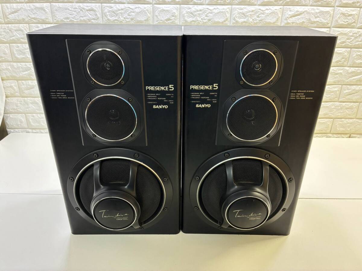 中古】10 オーディオ SANYO サンヨー OTTO SX-5FD スピーカー ペア