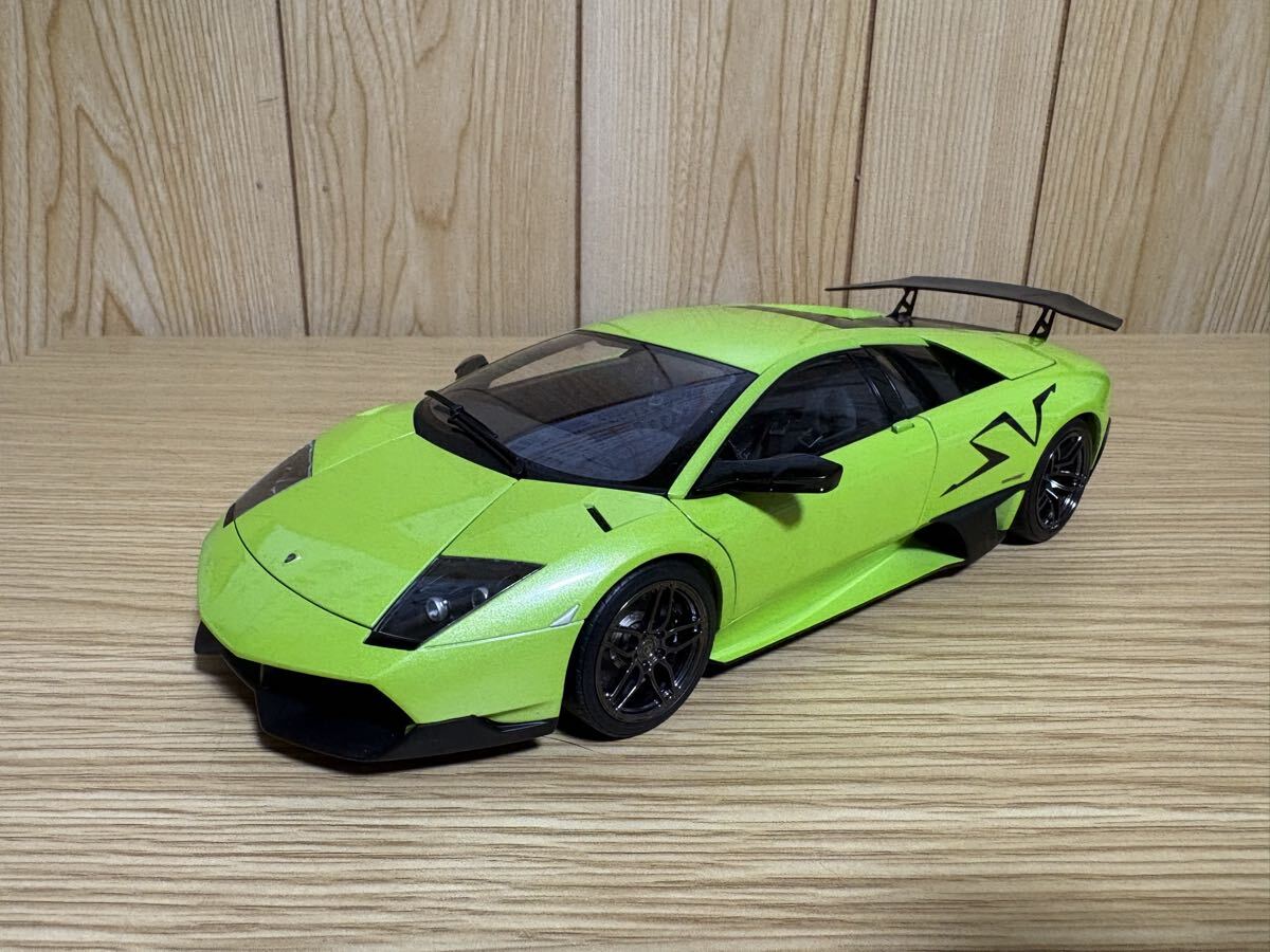 オートアート 1/18 ランボルギーニ ムルシエラゴ LP670-4 SV Verde