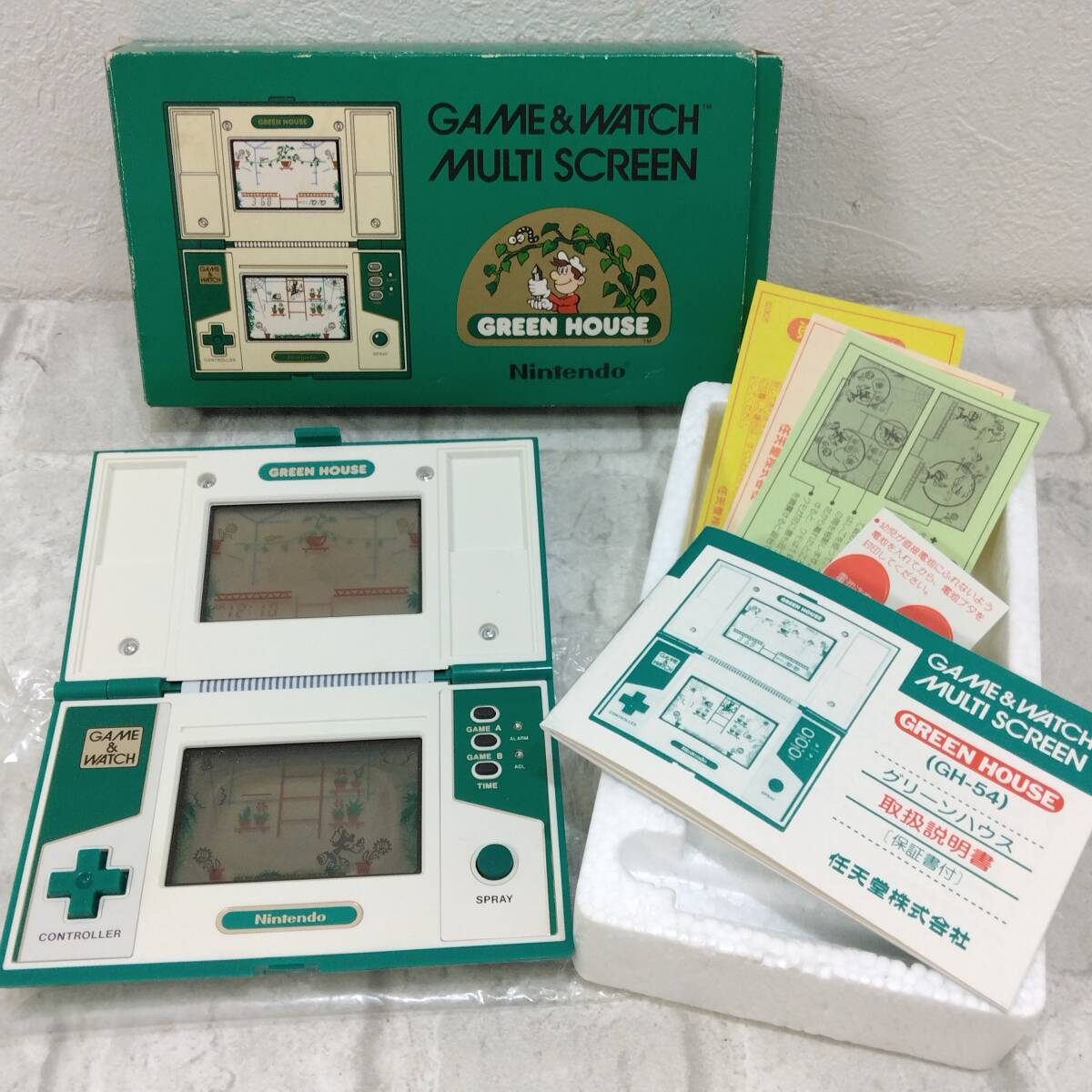 GAME &WATCH GREEN HOUSE 20,000,000台突破記念モデルの落札情報詳細