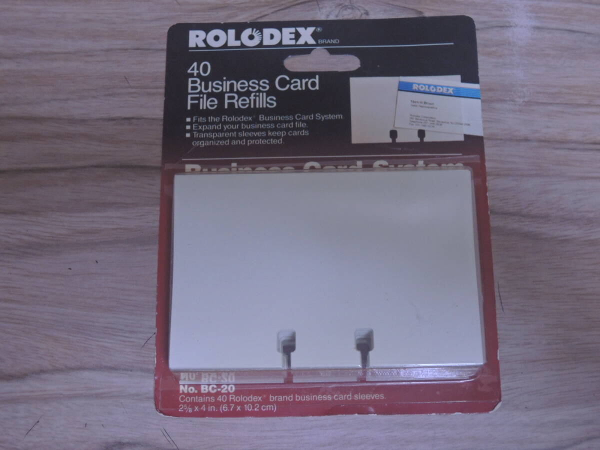 ☆ヴィンテージROLODEX ローロデックス 回転式名刺ホルダー 名刺入