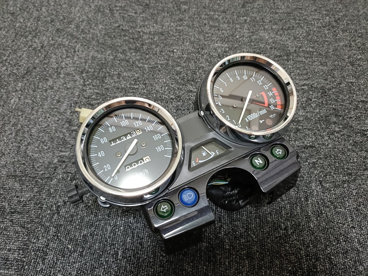 Z400FX 純正 タコメーター内 ブレーキランプ ライト 断線 警告灯