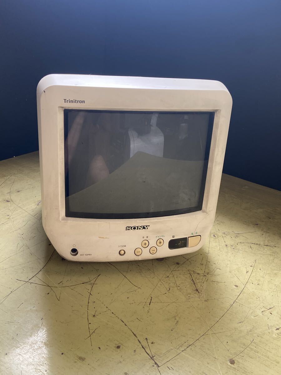 SONY KV-10PR1 97年製 10インチ ソニー ブラウン管テレビ 外部機器より