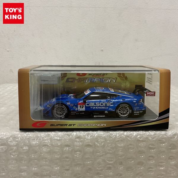 IG 1724 1/18 CALSONIC Skyline (#12) 1989 JTC With Mr. Hoshino