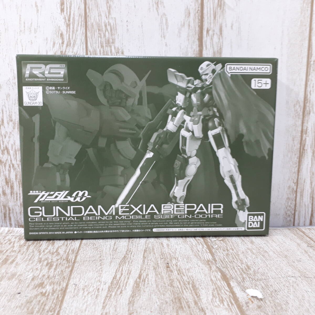 HG 1/144ガンダムエクシア 完成品 全塗装 ウェザリング処理 【ジャンク