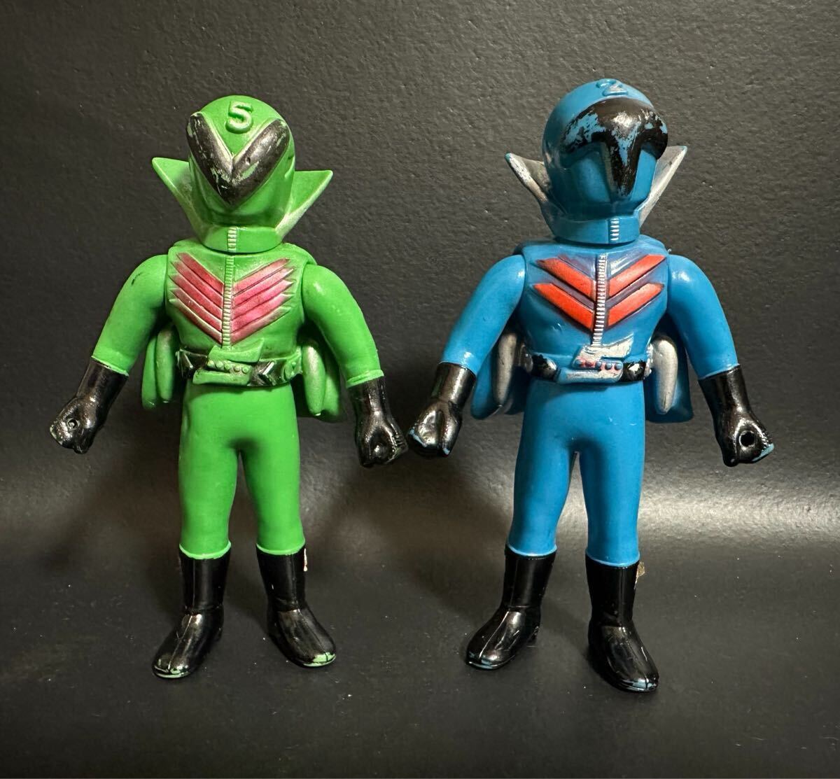 中古】オオツカ企画 秘密戦隊ゴレンジャーSET アカレンジャー アオ
