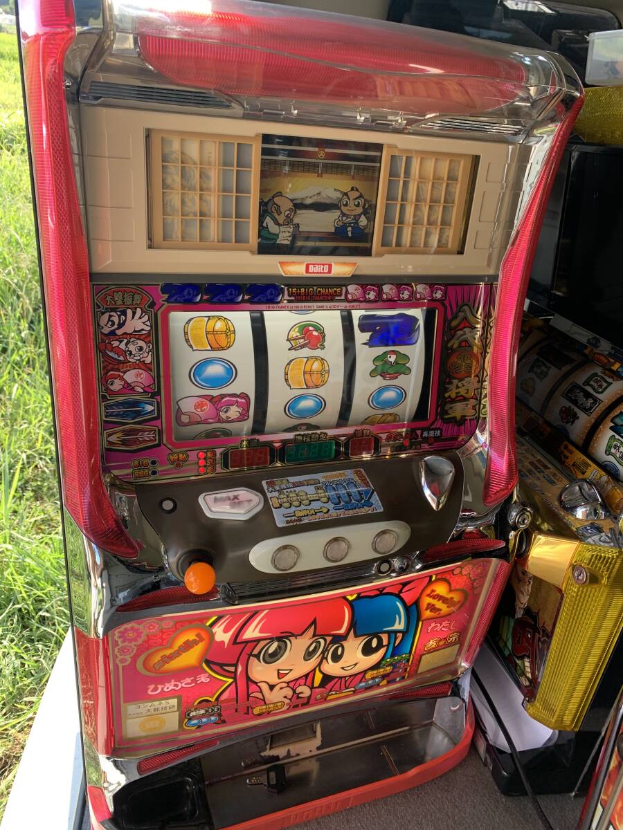 中古】札幌発 大都技研 吉宗 殿パネル スロット実機 4号機 家庭用電源