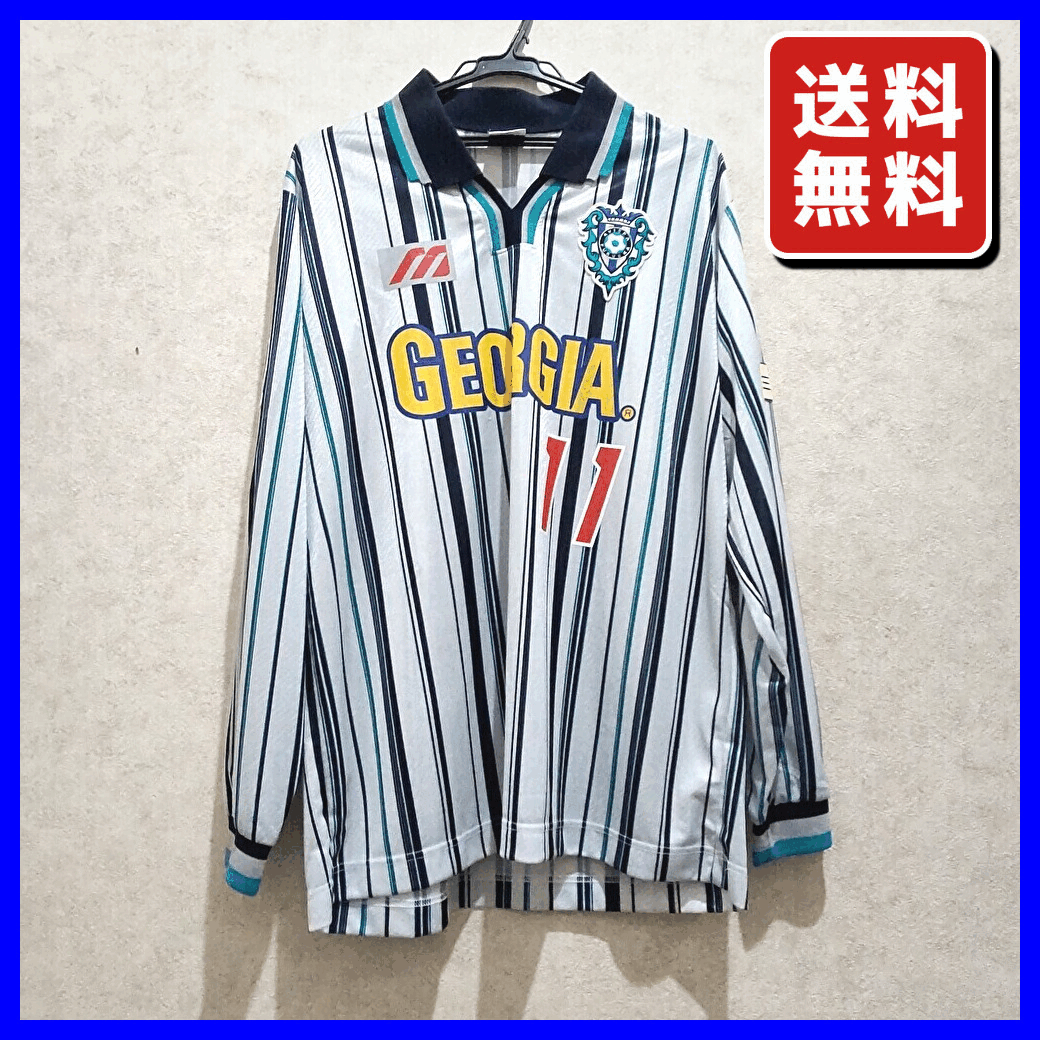 中古】アビスパ福岡 初代 選手支給品 ユニフォーム 長袖 2002年 W杯
