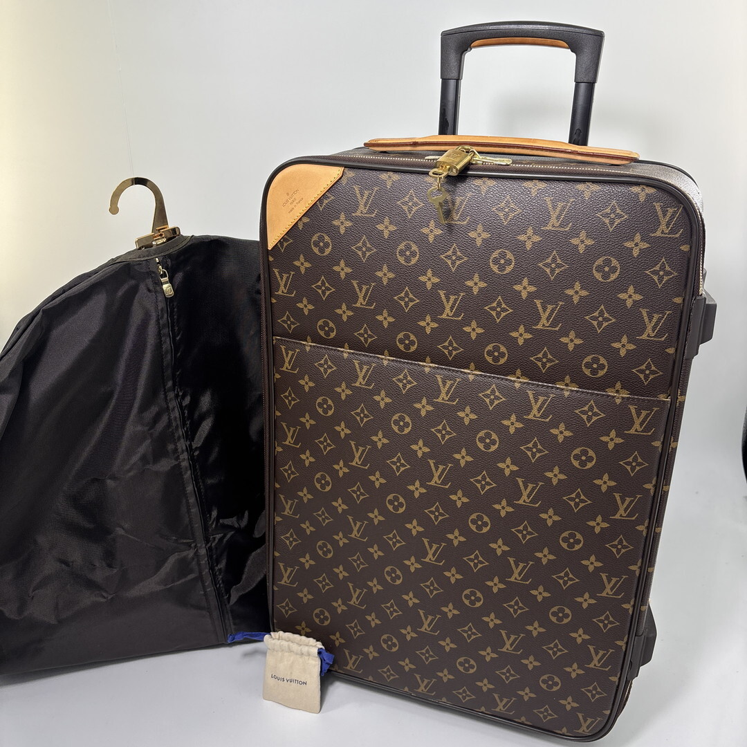 【希少品】Louis Vuitton ルイ・ヴィトン モノグラム キャリーケース ルイヴィトン】 ボクシースーツケース トランク 優雅な旅に (Louis