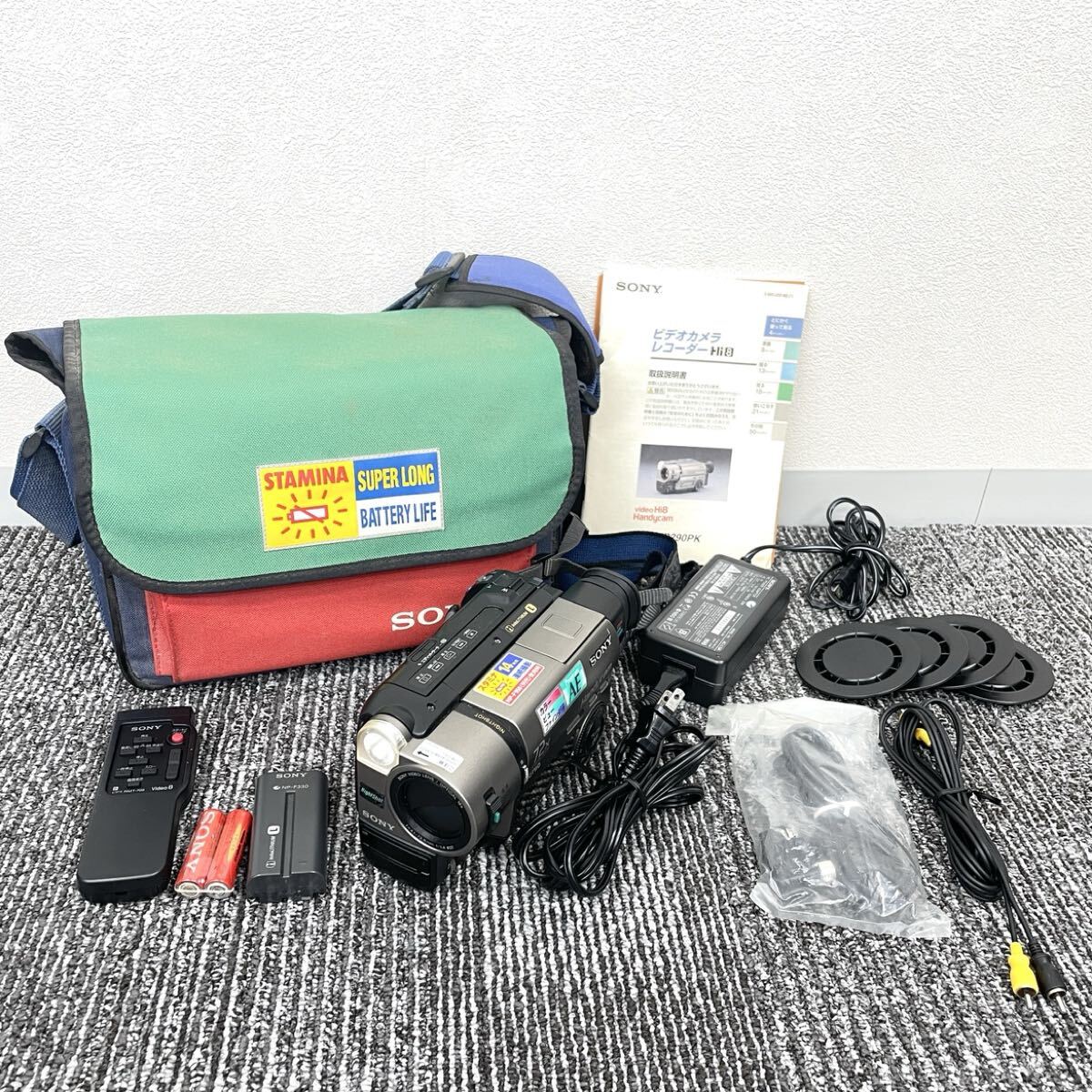安心30日保証 SONY CCD-TRV92 整備済み完動品 付属品付き 極上品 Hi8/8